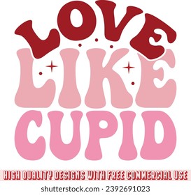 valentine retro design and eps file