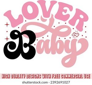 valentine retro design and eps file