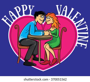 valentine romantic couple in love holding hands