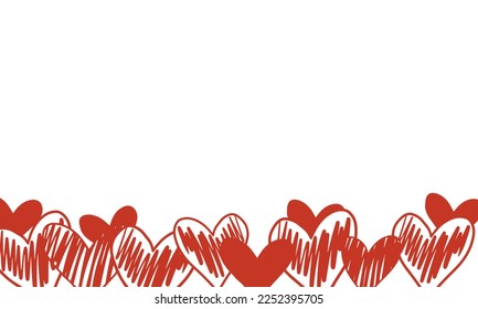 Valentine s day background template for advertisement, banner, party flyer, poster and brochure. Vector EPS10