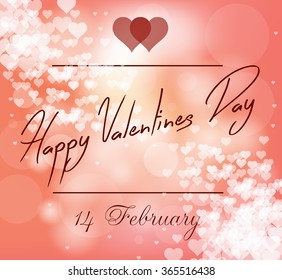 Valentine 's Day Background. 
Vector illustration.

