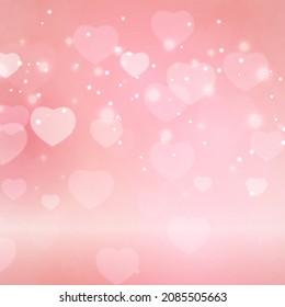 Valentine s Day Greeting Background Design. Template for advertising, web, social media and fashion ads. Horizontal poster, flyer, greeting card, header for website Vector Illustration eps10