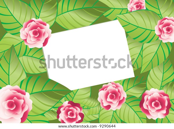 Valentine S Rose Massage Background Royalty Free Stock Image