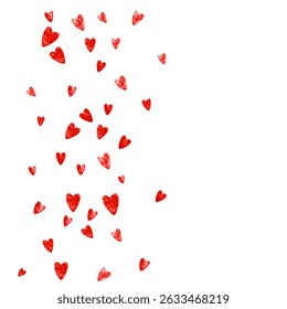 Valentine Sale Background. Ornament Concept For Anniversary. Romance Frame. Pink Art Splatter. Beautiful Illustration For Discount. Rose Random Voucher. Red Valentine Sale Background.