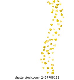 Valentine Sale Offer. February Border For Discount. Luxury Frame. Golden Happy Illustration. Vintage Concept For Mother. Gold Grunge Sparkle. Yellow Valentine Sale Offer.