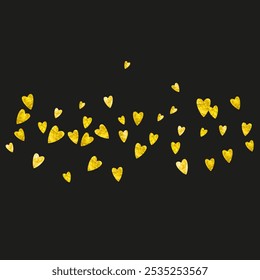 Valentine Sale Template. Ornament Design For Couple. Random Frame. Yellow Art Painting. Special Sparkle For Celebration. Gold Graphic Concept. Golden Valentine Sale Template.