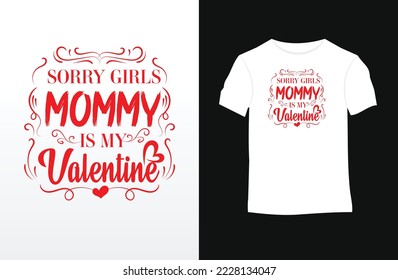 San Valentín dice y cita el diseño de camisetas vectoriales	