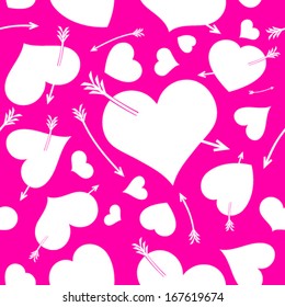 San Valentín traslada sin fisuras con corazones.
