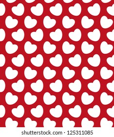 Valentine seamless with hearts