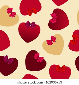 valentine seamless hearts pattern