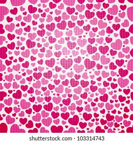 valentine seamless hearts pattern