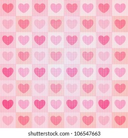 valentine seamless hearts pattern