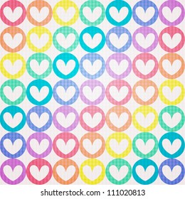 valentine seamless hearts pattern