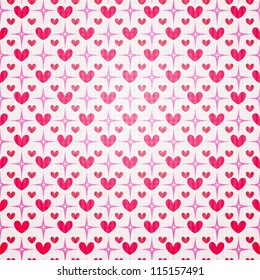 valentine seamless hearts pattern