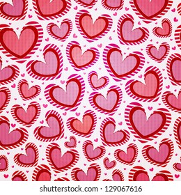 valentine seamless hearts pattern