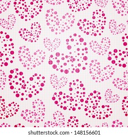 valentine seamless hearts pattern