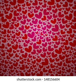 valentine seamless hearts pattern