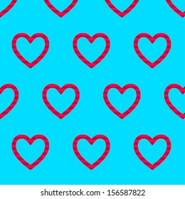 valentine seamless hearts pattern