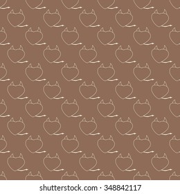 valentine seamless hearts pattern. 