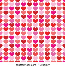 valentine seamless hearts pattern