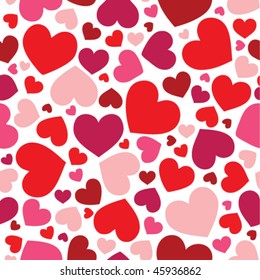 valentine seamless hearts pattern