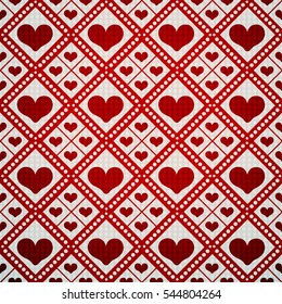 valentine seamless hearts pattern
