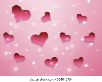 valentine seamless hearts pattern