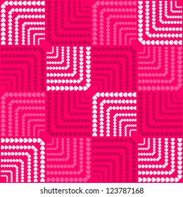 Valentine seamless hearts pattern wallpape
