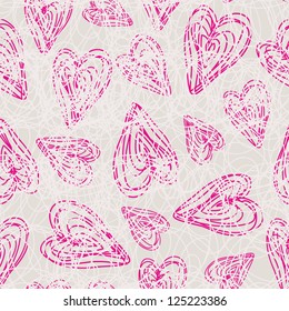 valentine seamless hearts pattern  Wallpaper, background with hearts