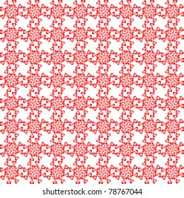 valentine seamless love hearts pattern background. vector