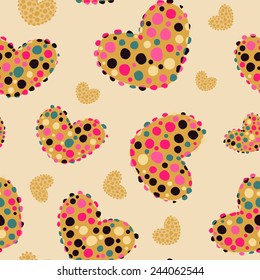 Valentine seamless pattern