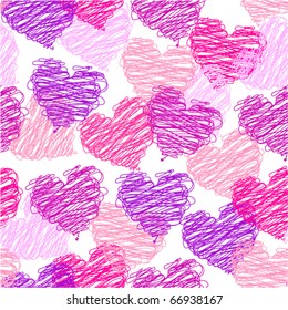 Valentine seamless pattern