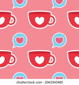 valentine seamless pattern art design