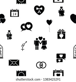 valentine seamless pattern background icon.