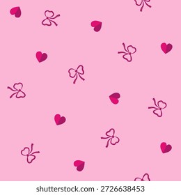 Patrón sin fisuras de San Valentín para el fondo, papel de embalaje, impresión textil.