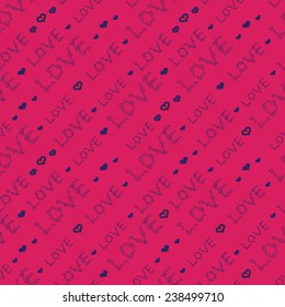 Valentine seamless pattern  Heart Love 