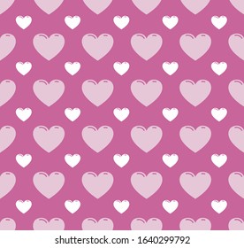 Valentine seamless pattern with hearts. Can be used for celebrations, wedding invitation, mothers day and valentines day
