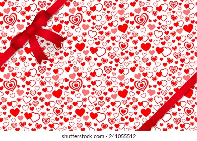 Valentine seamless pattern. Vector and illustration