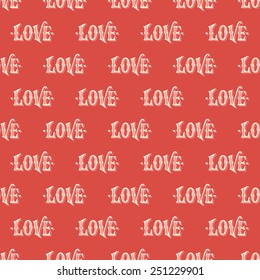 Valentine seamless pattern. Vector illustration