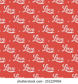 Valentine seamless pattern. Vector illustration