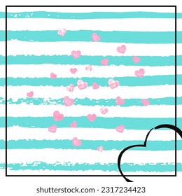 Valentine Sequins. Stripe Simple Design. Mint Scrapbook Stardust. Mothers Element. Golden Abstract Card. New Year Brochure. Rose Festive Magazine. Pink Valentine Sequins