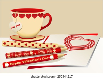 Valentine set
