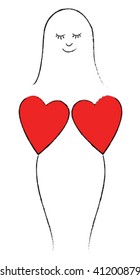 valentine silhouette