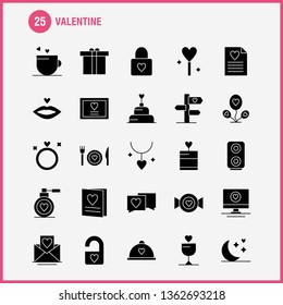 Valentine Solid Glyph Icon Pack For Designers And Developers. Icons Of File, Love, Romance, Valentine, Image, Love, Romance, Valentine, Vector