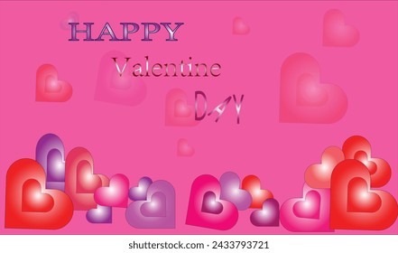 valentine special card vector design
