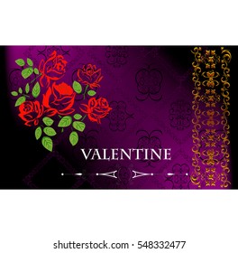 valentine sticker.vector