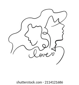 Valentine style minimalism design. Vector illustration