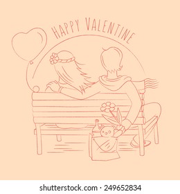 valentine in the sunset beach