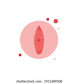 Icono del Círculo de Burbuja de San Valentín
