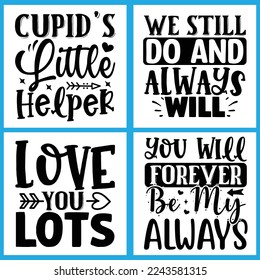 Valentine Svg Bundle, T shirt design Vector File